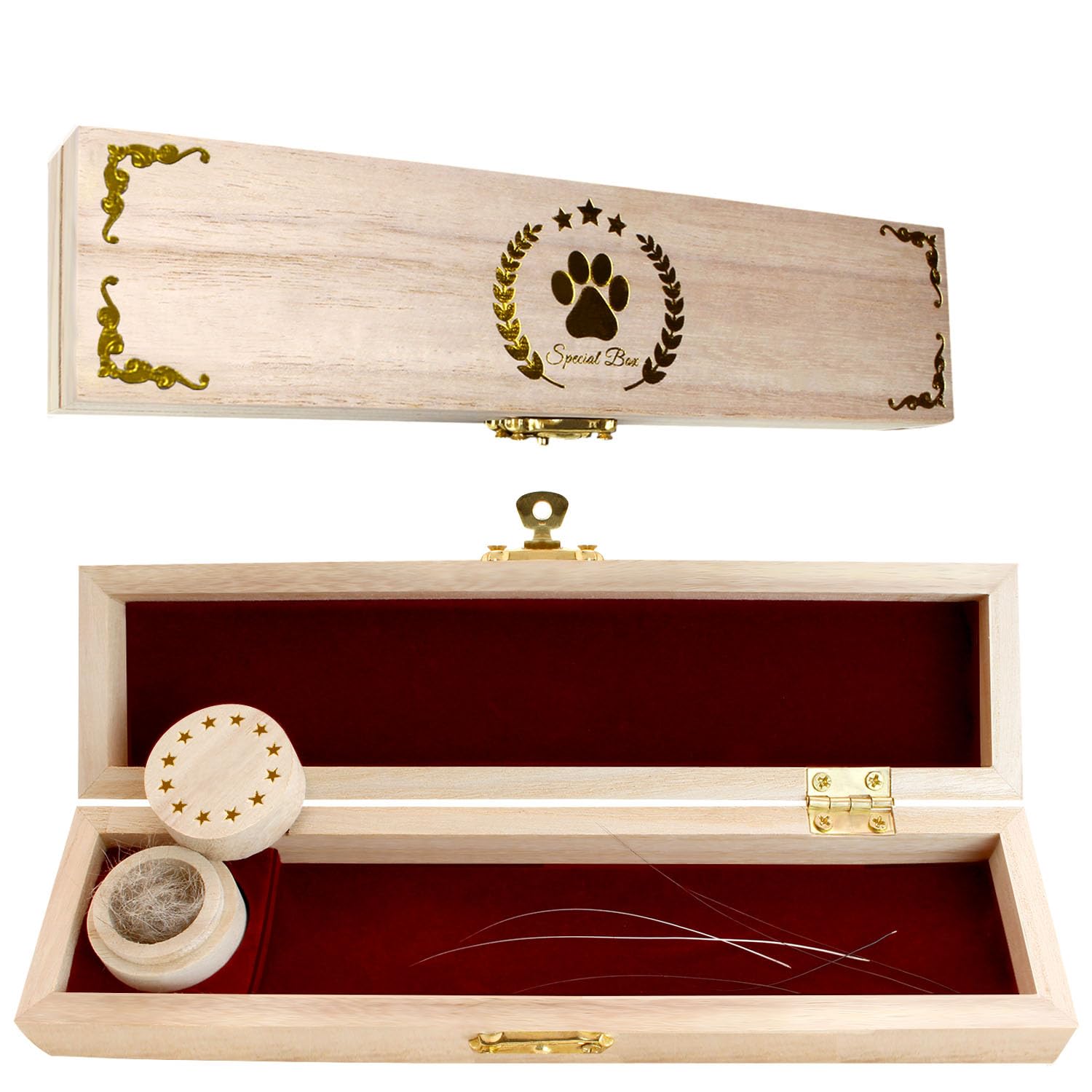 Amazon.co.jp: POOKIE うちの子宝箱 猫 ペット ヒゲ 毛 歯 爪 お骨